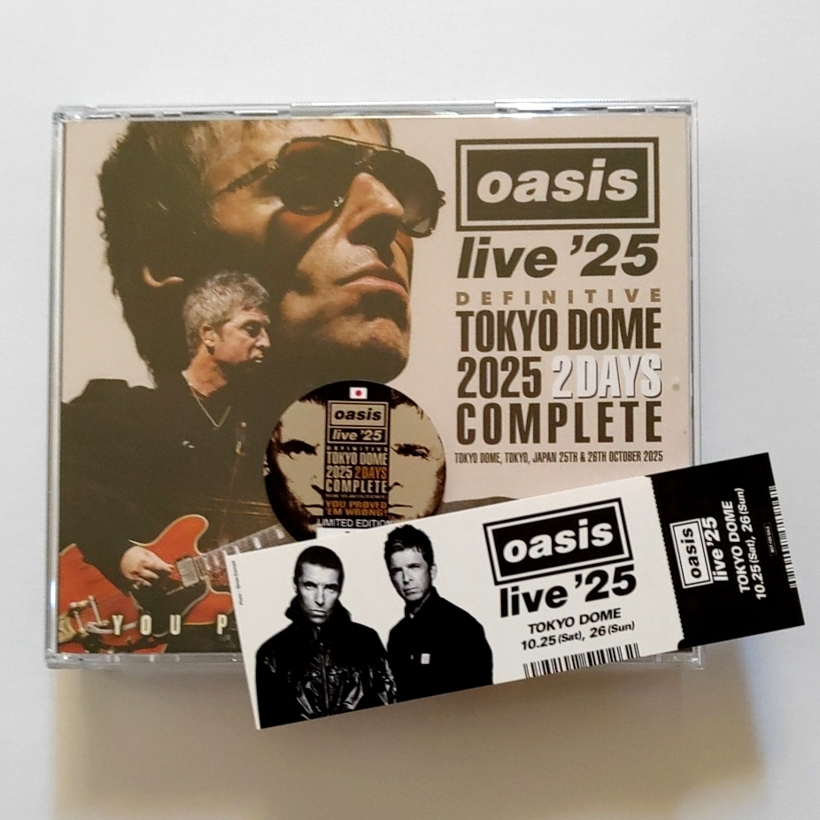 新品未開封品 oasis DEFINITIVE TOKYO DOME 2025 【公式通販】