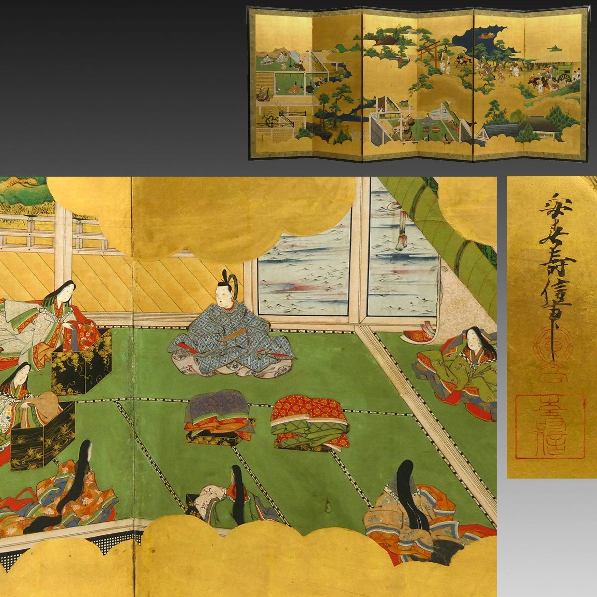 「彩色肉筆春画」明治頃筆 絹本 12図2枚|艶本 わじるしわ印浮世絵 錦絵 和本 肉筆 春画帖 12図 絹本 彩色 浮世絵 江戸 明治 画帖 秘本 枕絵 花魁