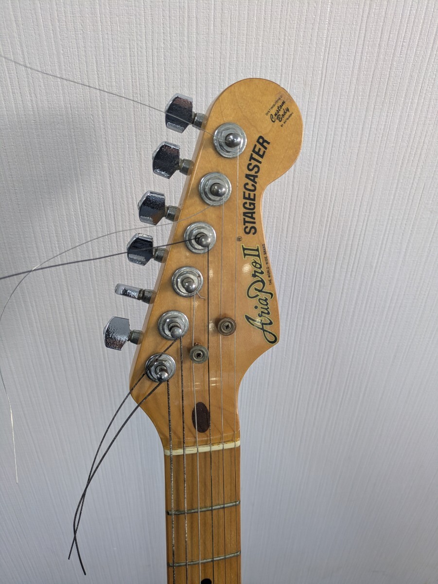 傷や汚れあり】Aria Pro II ストラトタイプ 日本製 MATSUMOKU マツモク