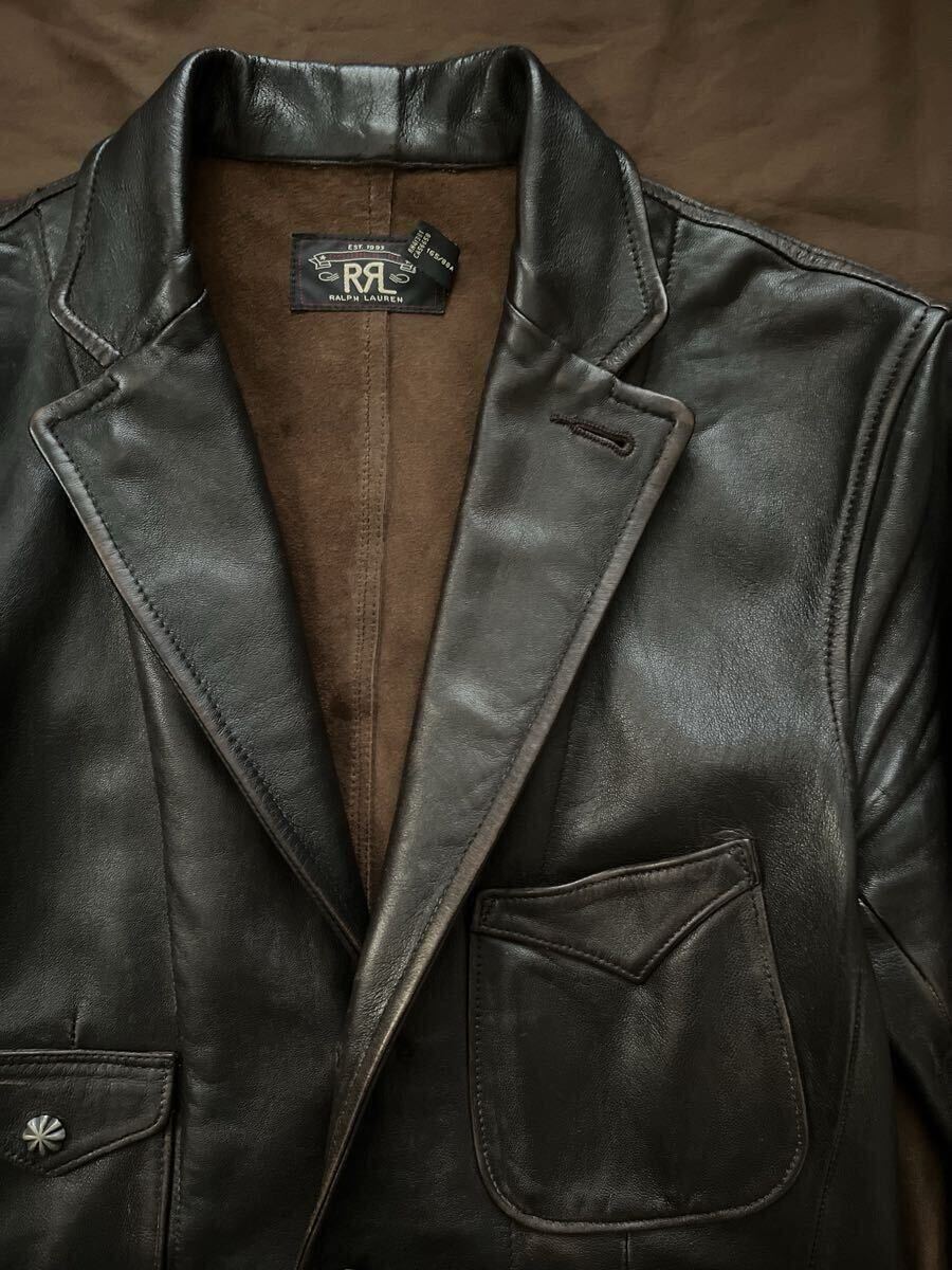 新品】新品 RRL morrow lether jacket ダブルアールエル レザー