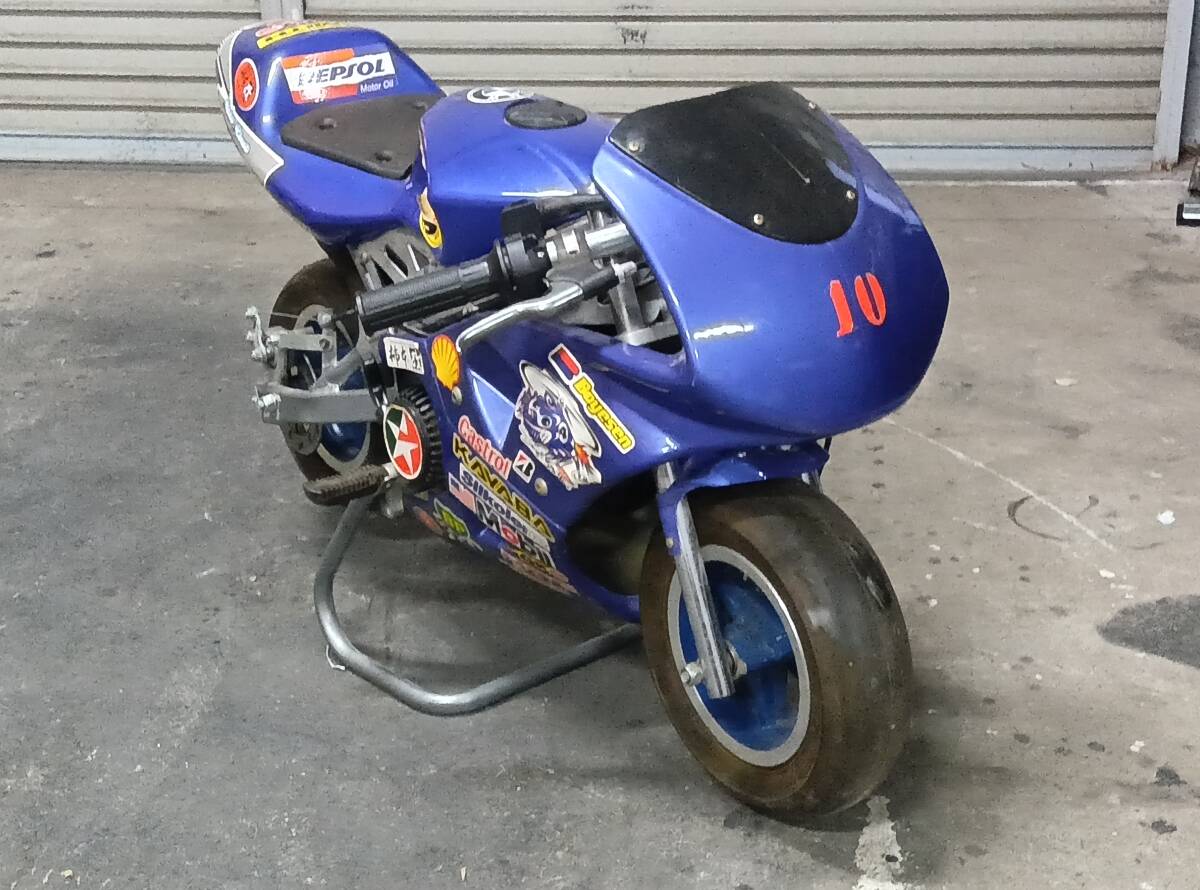 中古】電動ポケットバイク ポケバイ ZR-255 充電式の落札情報詳細