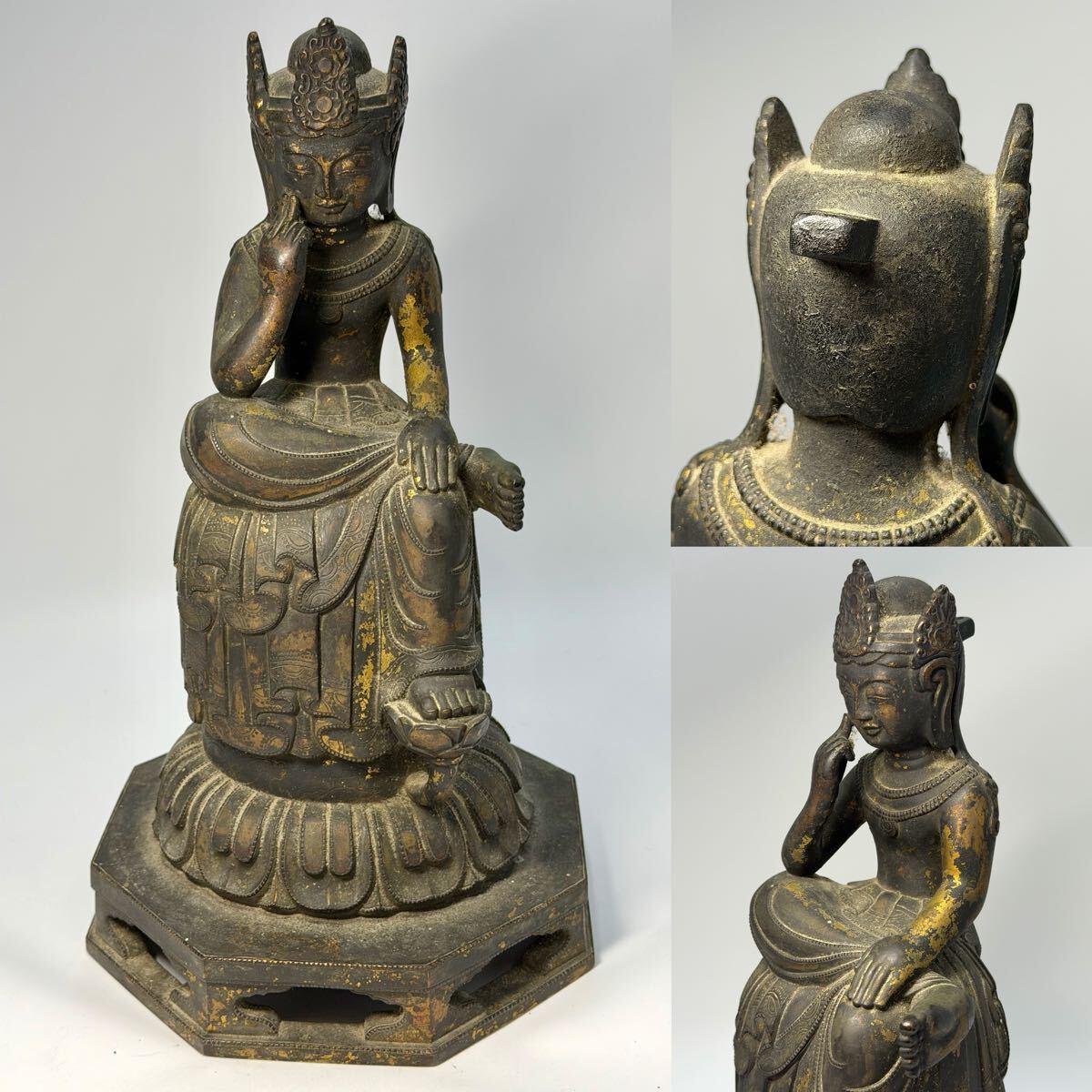 古代インド ヒンズー 艶めかしい 鋳銅製 女神像 検 仏教美術中国美術