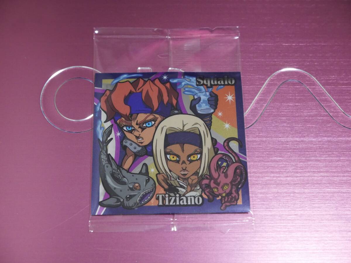 ジョジョの奇妙な冒険 黄金の風 缶バッジ 「覚悟」とは スクアーロ
