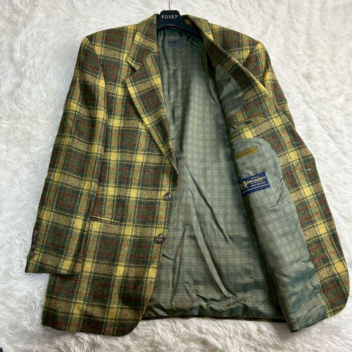 シェットランドウール100%] 良品 80s 当時物 PASHU SHIN HOSOKAWA