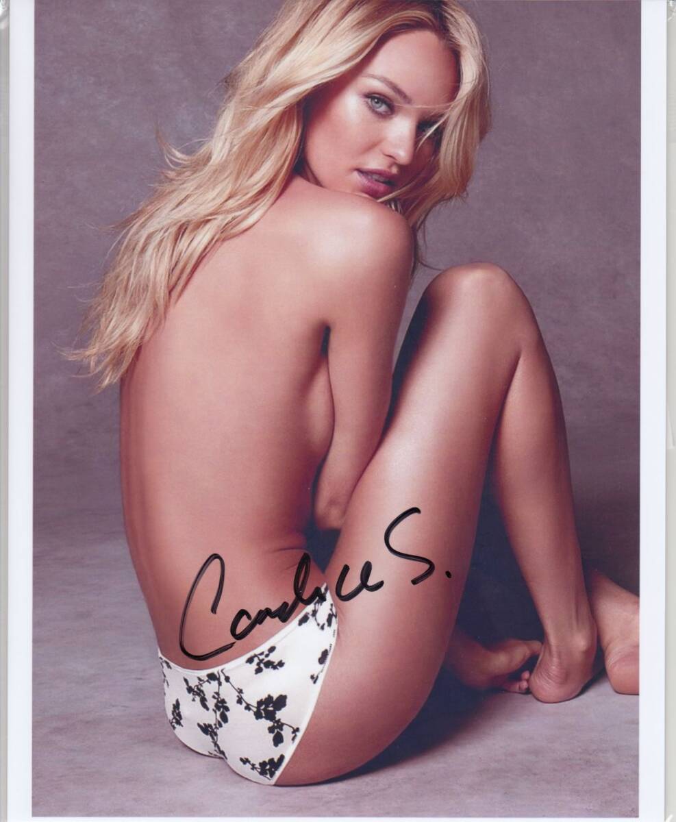 C キャンディス・スワンポール Candice Swanepoel 直筆サイン写真 証明 
