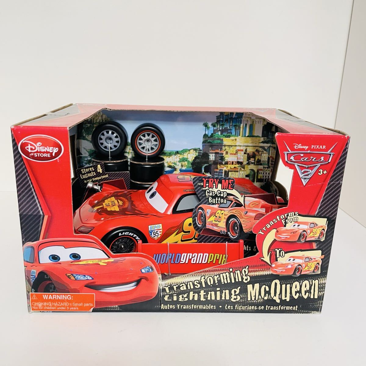 新品未使用　カーズトミカ　非売品　ライトニングマックィーン　アイスレーサータイプ トミカ カーズ トミカ 非売品 ライトニング・マックイーン(アイス