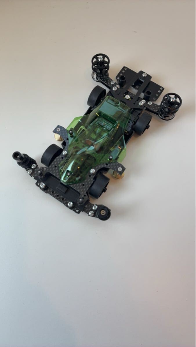 ☆ミニ四駆☆MS フレキ 完成品 キャッチャーダンパー カーボン 620