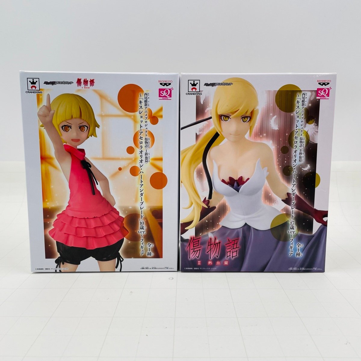 新品】新品□キスショット 17歳ver. フィギュア 忍野忍 西尾維新 傷