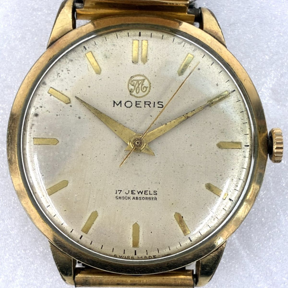 服*ル様 18K 750 MOERIS 手巻き時計