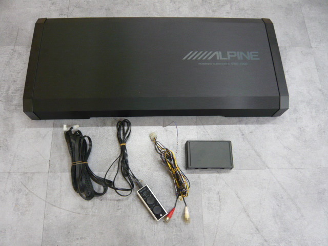 中古】☆ALPINE/アルパイン パワーアンプ☆MRV-F340☆【SWS-3049/BASS