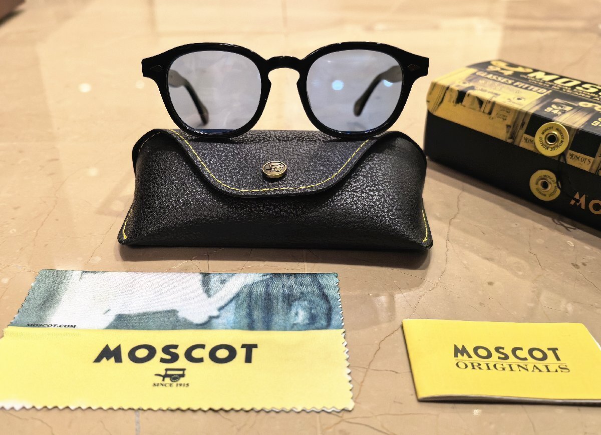 中古】MOSCOT LEMTOSH 49□24-145 GREY モスコット レムトッシュ 
