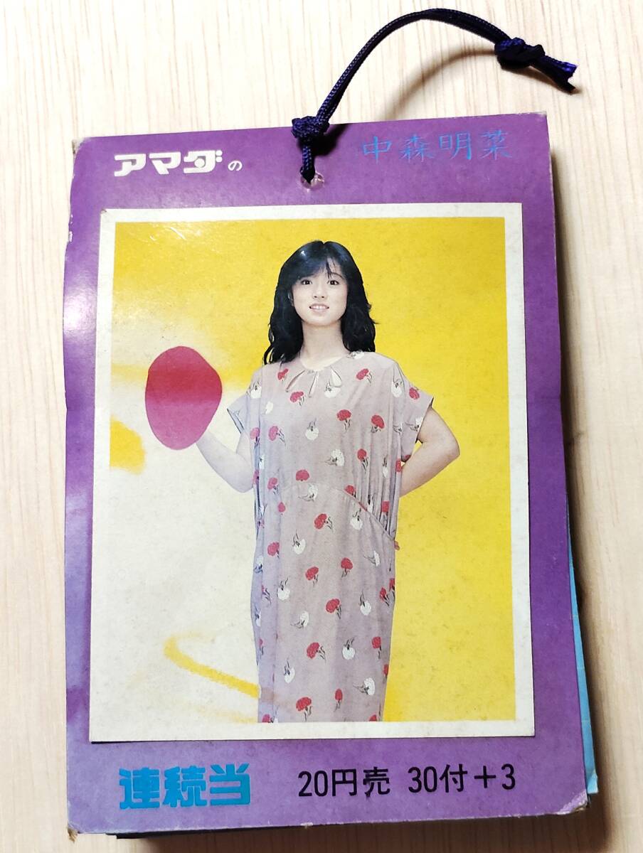 新品】中森明菜 Lサイズ 写真 プロマイド 9枚 ビキニ 下着 貴重品の