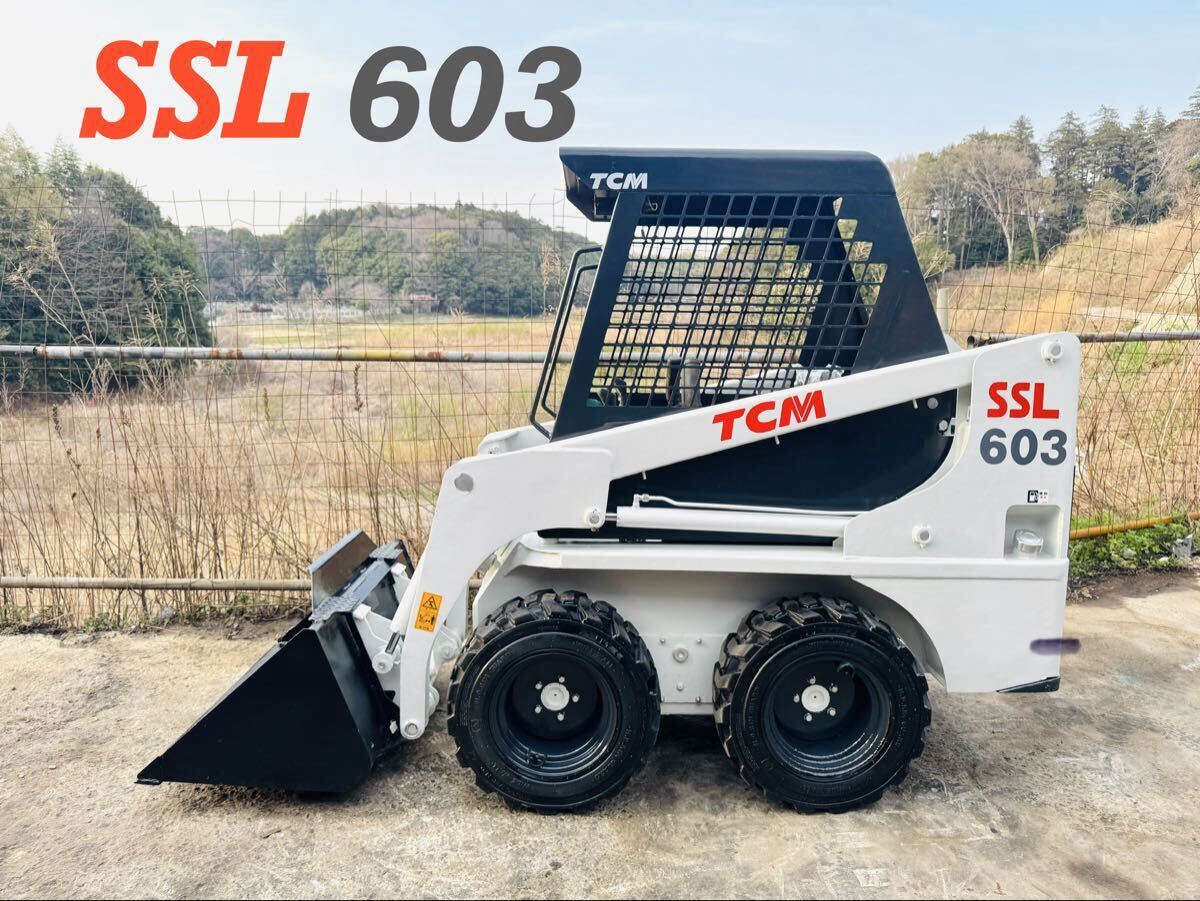 TCM ボブキャット SSL 604 ジョブサン 1597時間 ホイールローダー 除雪 TCM ボブキャット SSL 604 ジョブサン 1597時間 ホイールローダー 除雪