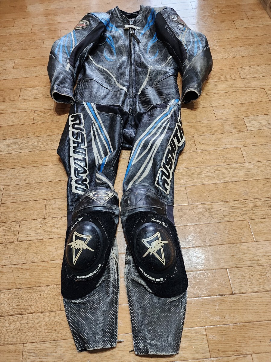 南海部品 レザースーツ 革ツナギ LLサイズ ナンカイ NANKAI MFJ