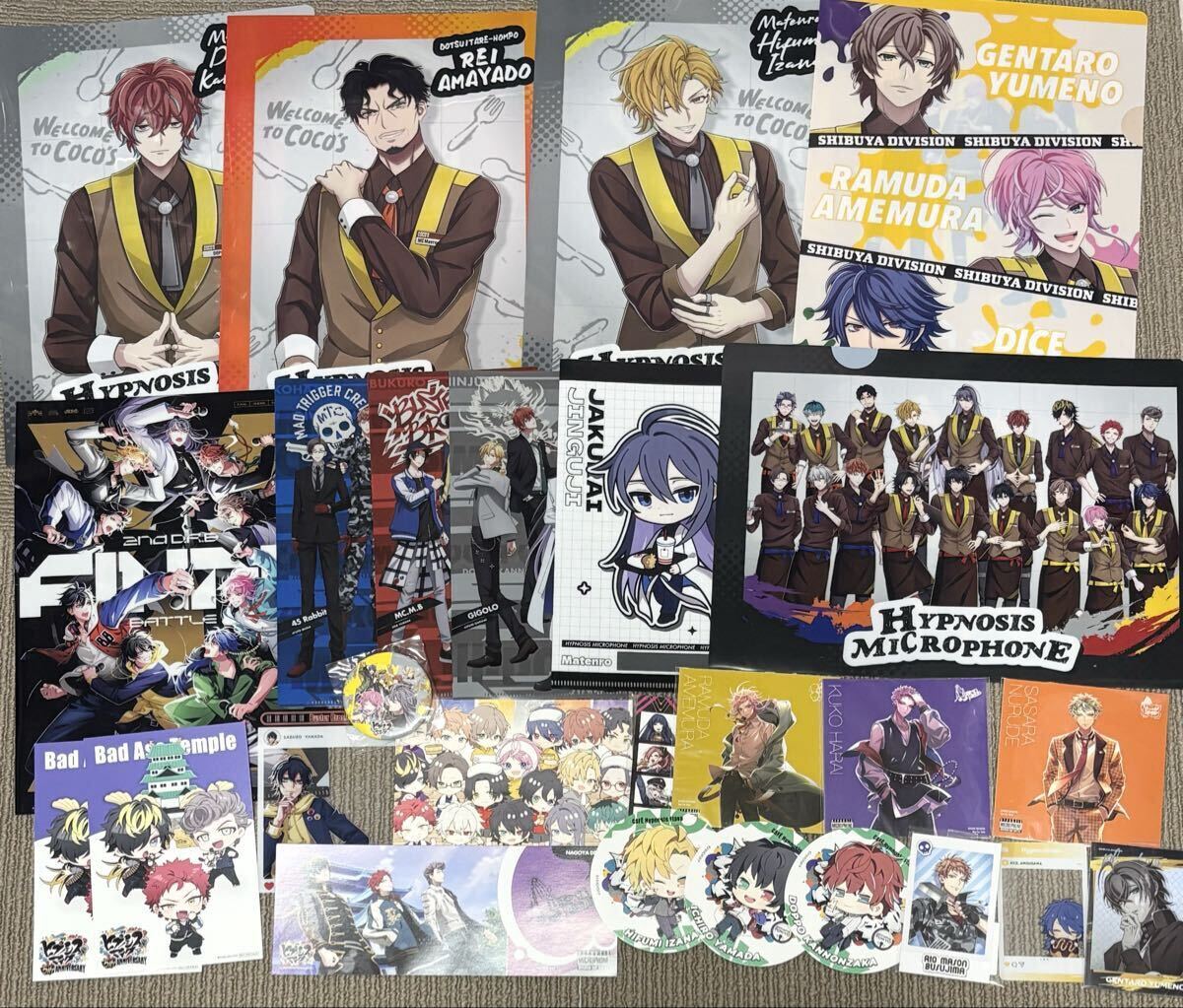 新品】非売品 ヒプノシスマイク 特典 飴村 乱数 神宮寺 寂雷 イラスト