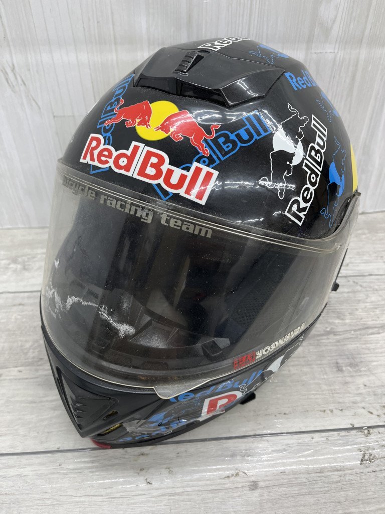 新品】1スタ！◇新品 RedBull レッドブル フルフェイスヘルメット FOX