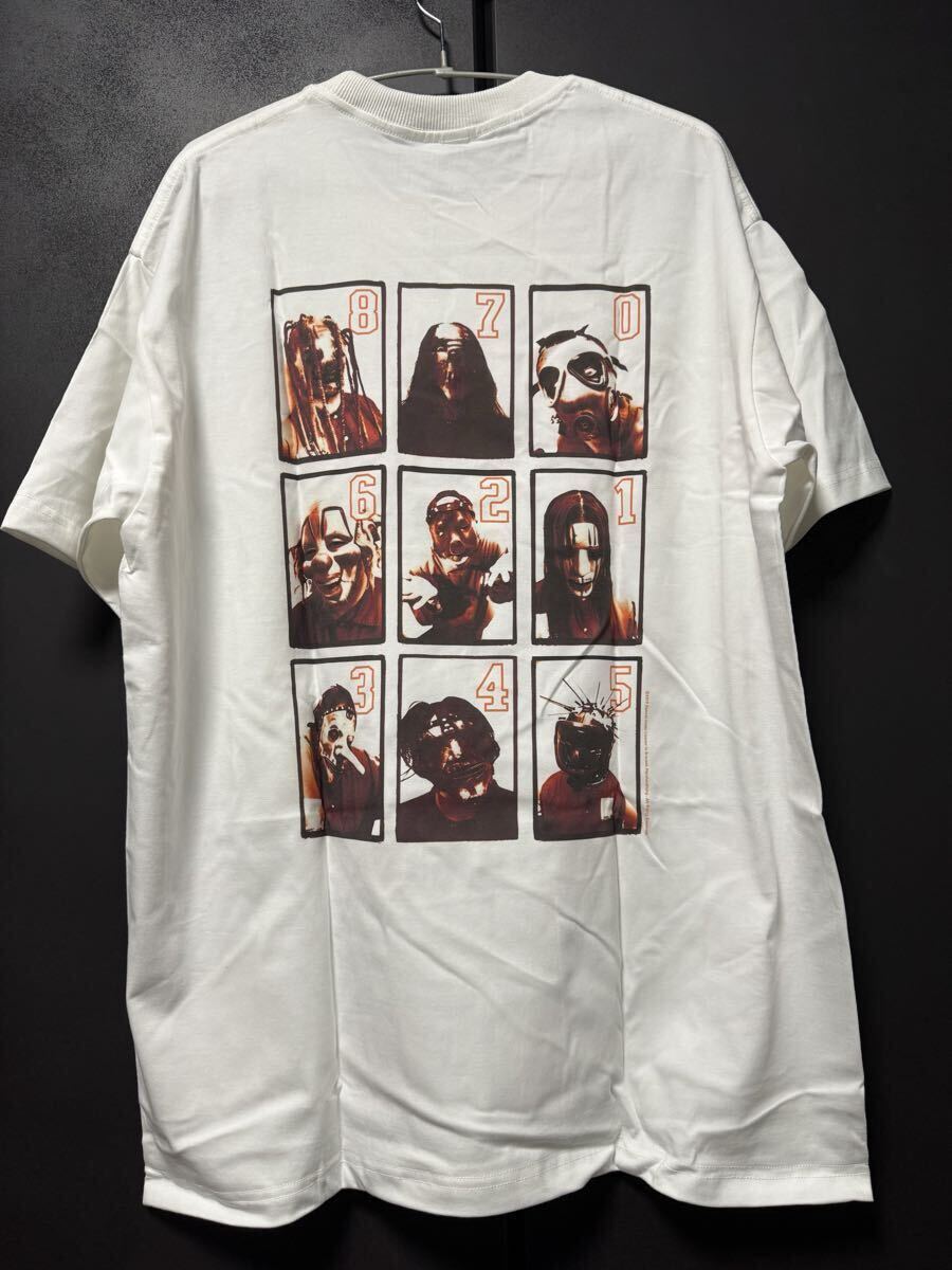 ☆バンドTシャツSlipknotスリップノット両面プリント黒SHOOTタグ2008年