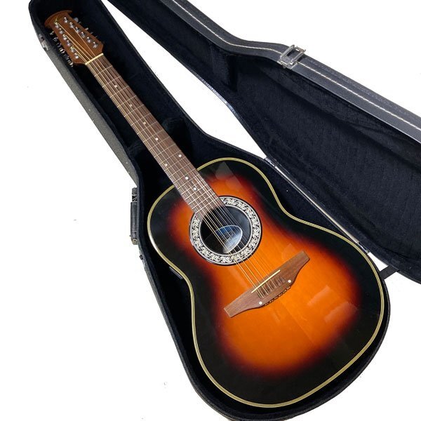 中古】送料無料 Ovation Celebrity Deluxe CS-212 中古 グリーン 緑