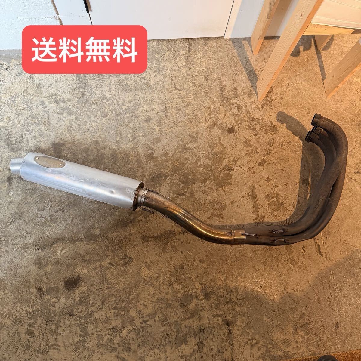 ツキギレーシング マフラー サイレンサー ロングアルミ 100Φ×500mm