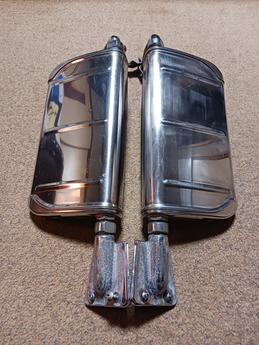 中古】ジムニー JA22 純正OP カリフォルニアミラー メッキミラー 