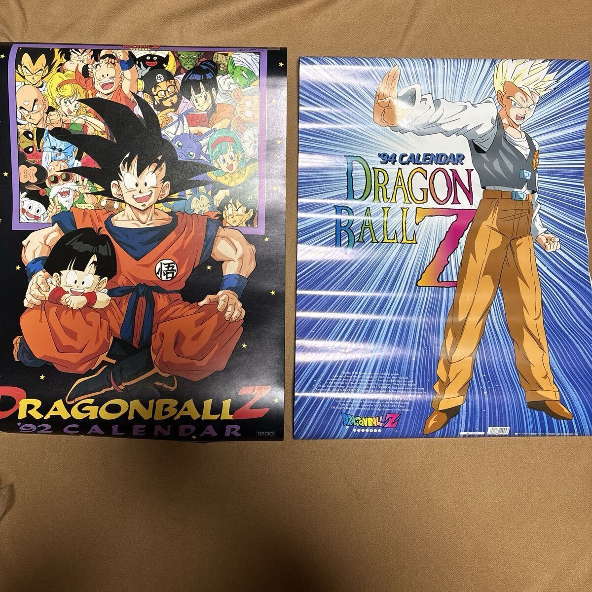 0704-604#ドラゴンボール 1998 カレンダー アニメ グッズ レトロ 42×60