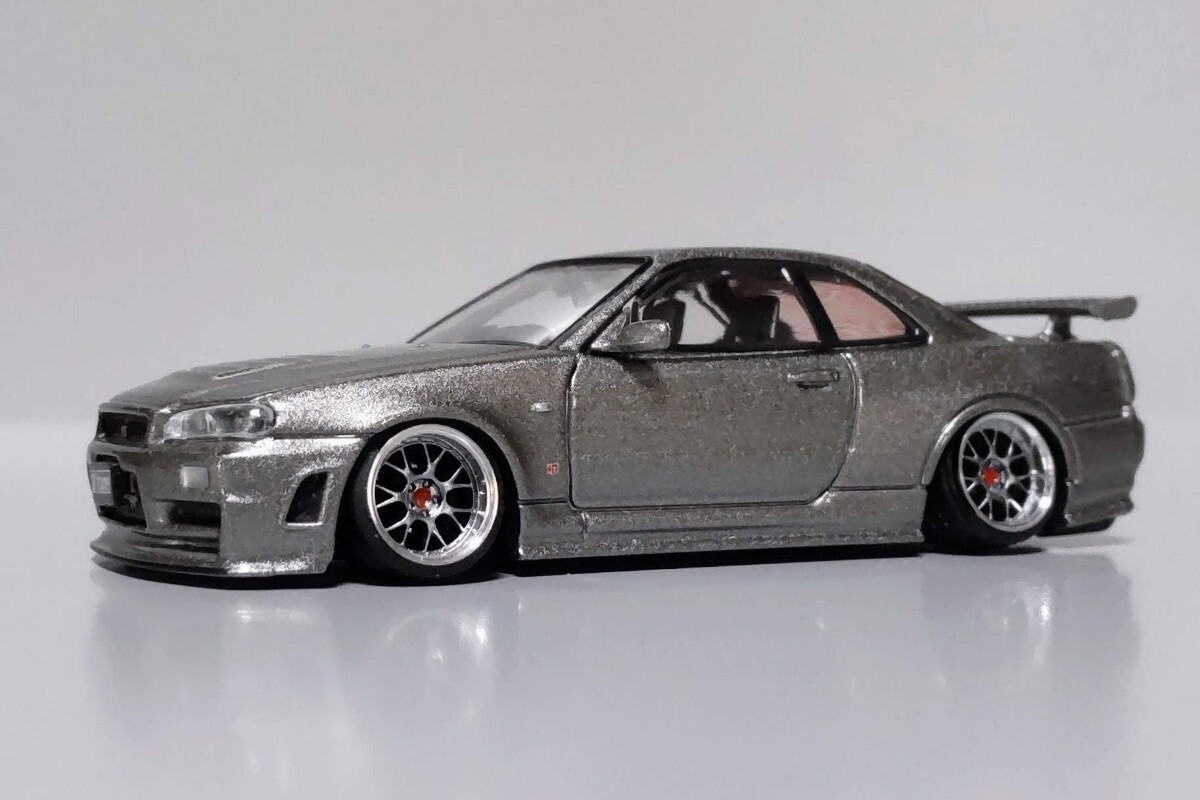 1/18 IG スカイライン GT-R ケンメリ シルバー ワタナベ 改 カスタムの