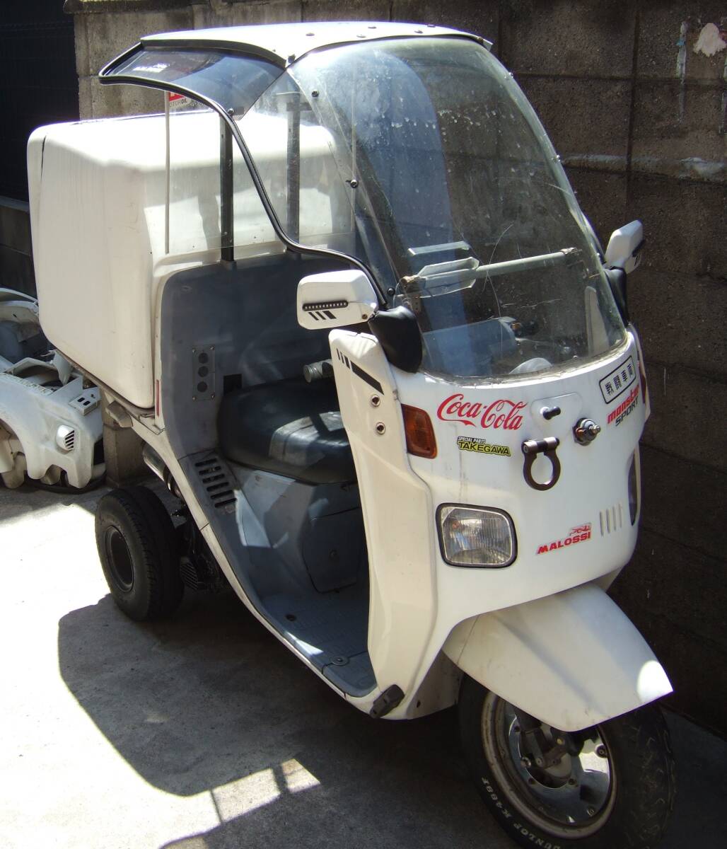 側車付き軽2輪車！ノーヘル2人乗り可能車！中古！ジャイロX