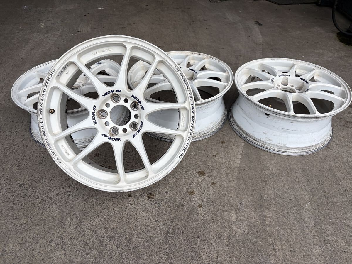 WORK EMOTION 11R 18インチ7.5Jオフセット+53 タイヤサイズ225/40 4本 