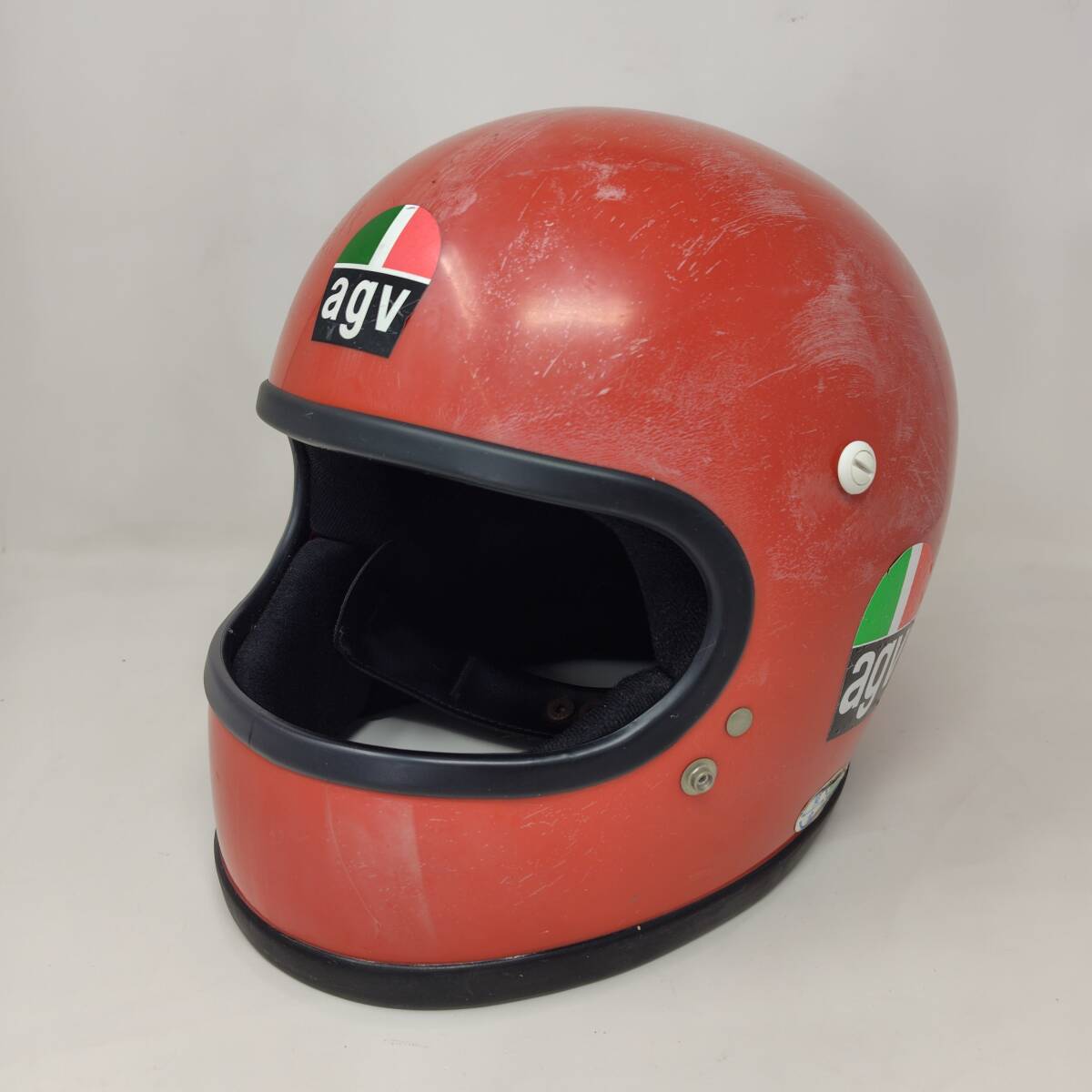 新品】族ヘル アイボリー XL/ ビンテージ typeヘルメット //ブラック