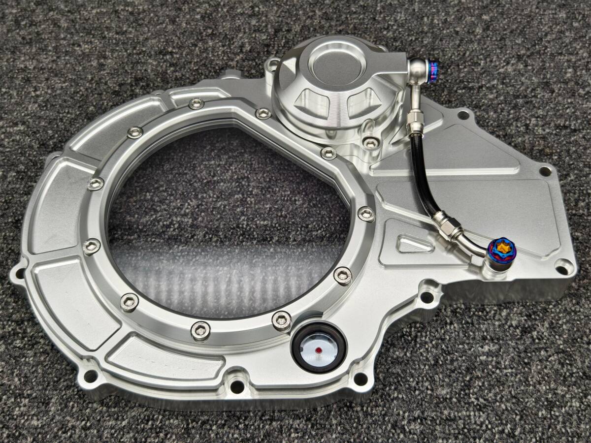 M2】良品♪ZRX1100 S.P.O. スケルトンクラッチカバー♪ZRX1200/DAEG