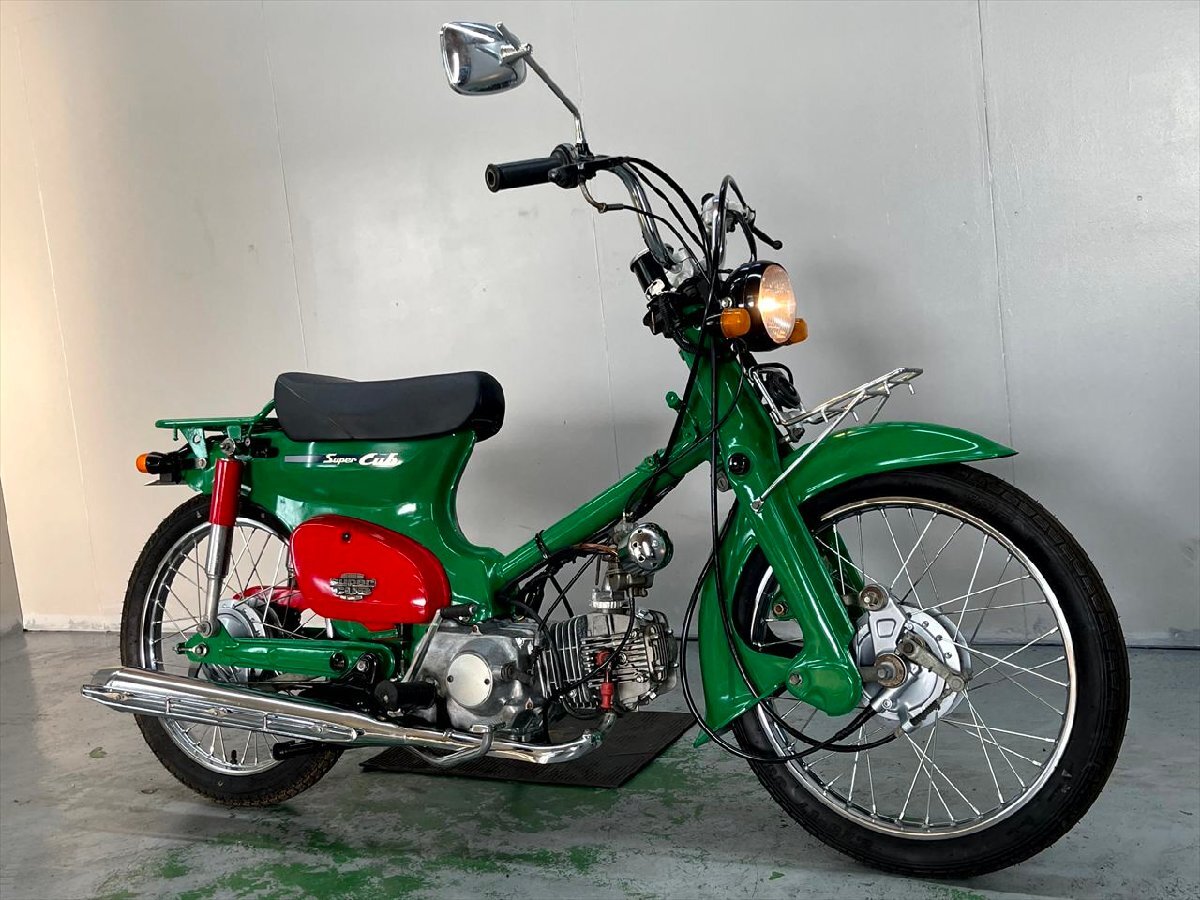 ホンダ スーパーカブ50 カスタム エンジン実働 角目 セル付 4速 12V