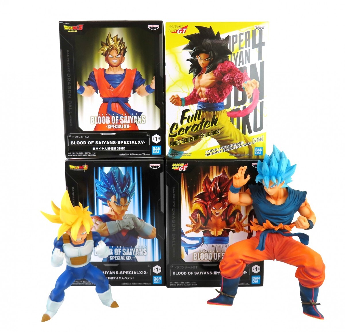 目立った傷や汚れなし】ドラゴンボールZ リペイント BLOOD OF SAIYANS