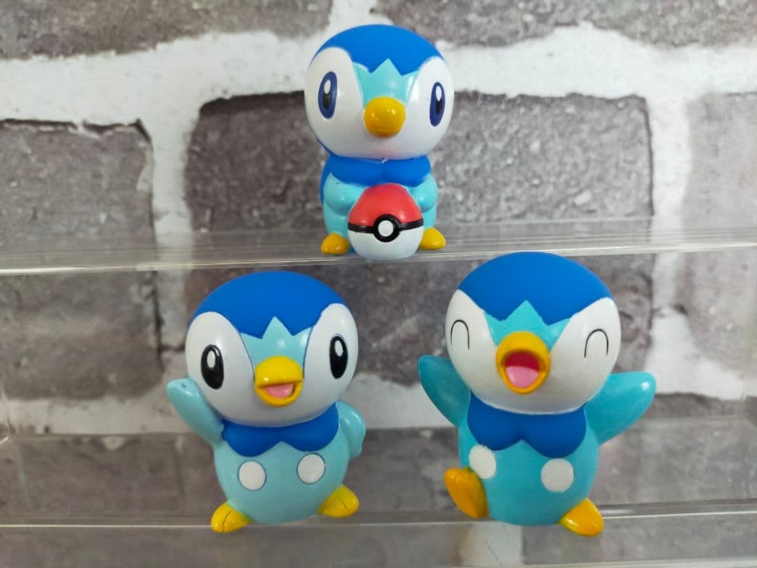 ポケモンキッズ ナエトル ヒコザル ポッチャマ 指人形 計5点 色違い