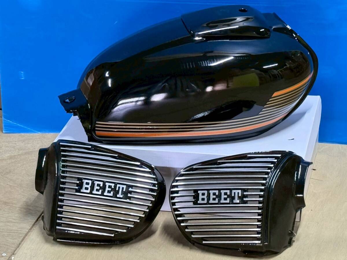 新品】CB250TホークⅡバブ角タンク用アルフィンCBX GSサイドカバーの