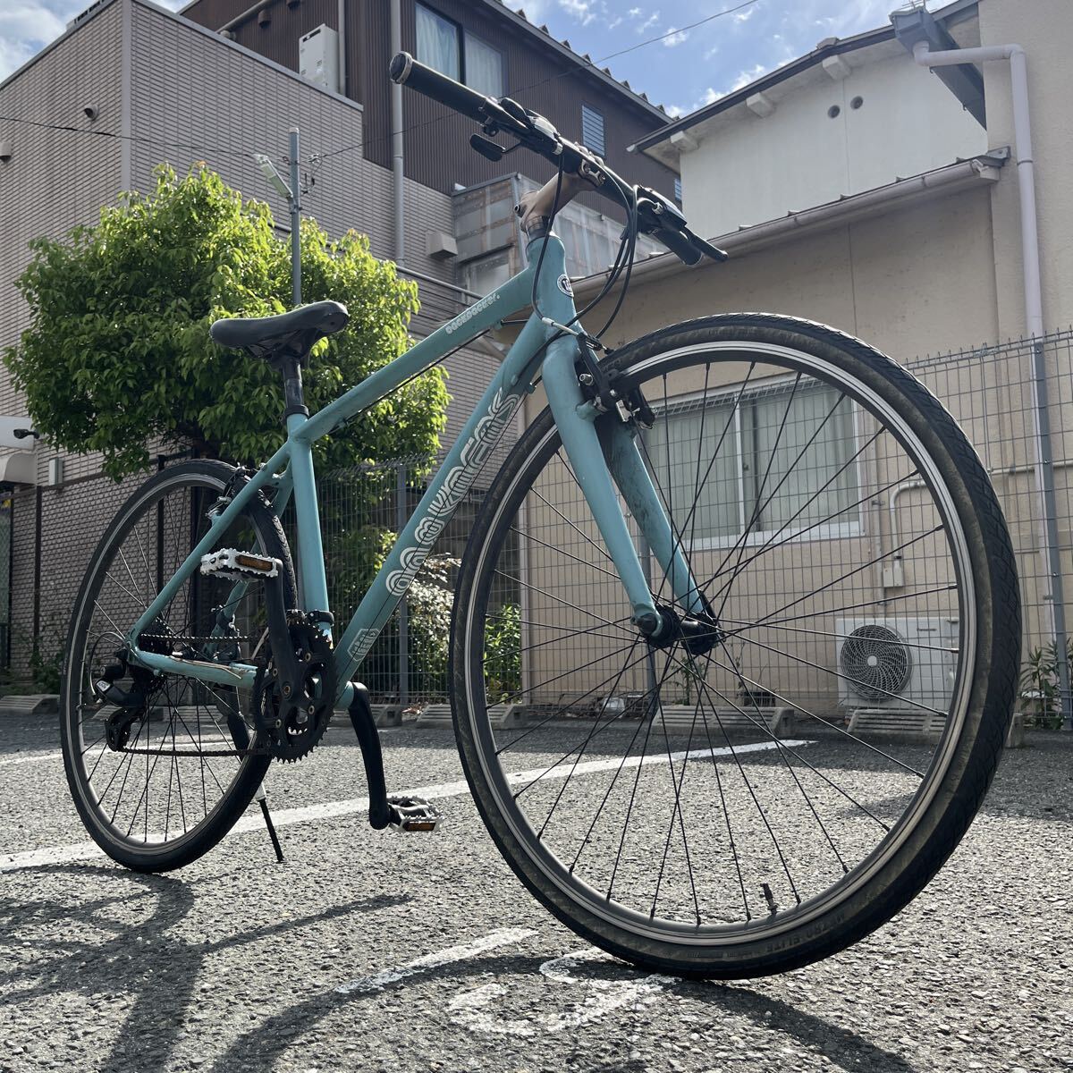 新品】☆アウトレット 未使用 自転車☆マットブルーグレー 700×42c 新品】☆アウトレット 未使用 自転車☆マットブルーグレー 700×42c