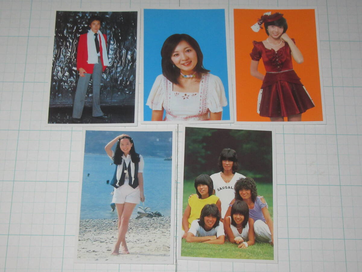 昭和～レトロ 倉田まり子 相本久美子 秋ひとみ 未開封 レア ブロマイド