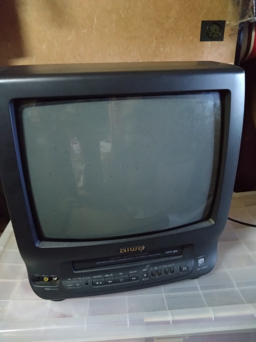 中古】AIWA テレビデオ VX-T14G8 VHSビデオ一体型の落札情報詳細