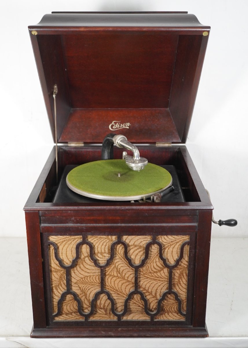 中古】オフィスワン PHONOGRAPH 蓄音機型 ラジオ CDプレーヤー AM/FM