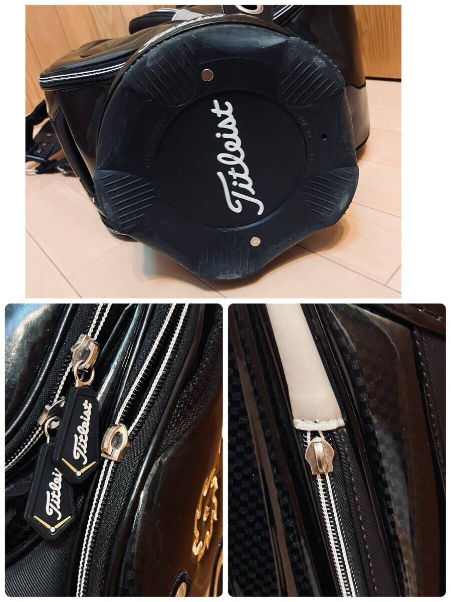 新品】☆タイトリスト TITLEIST☆ 鏡面エナメルキャディバッグ CB410