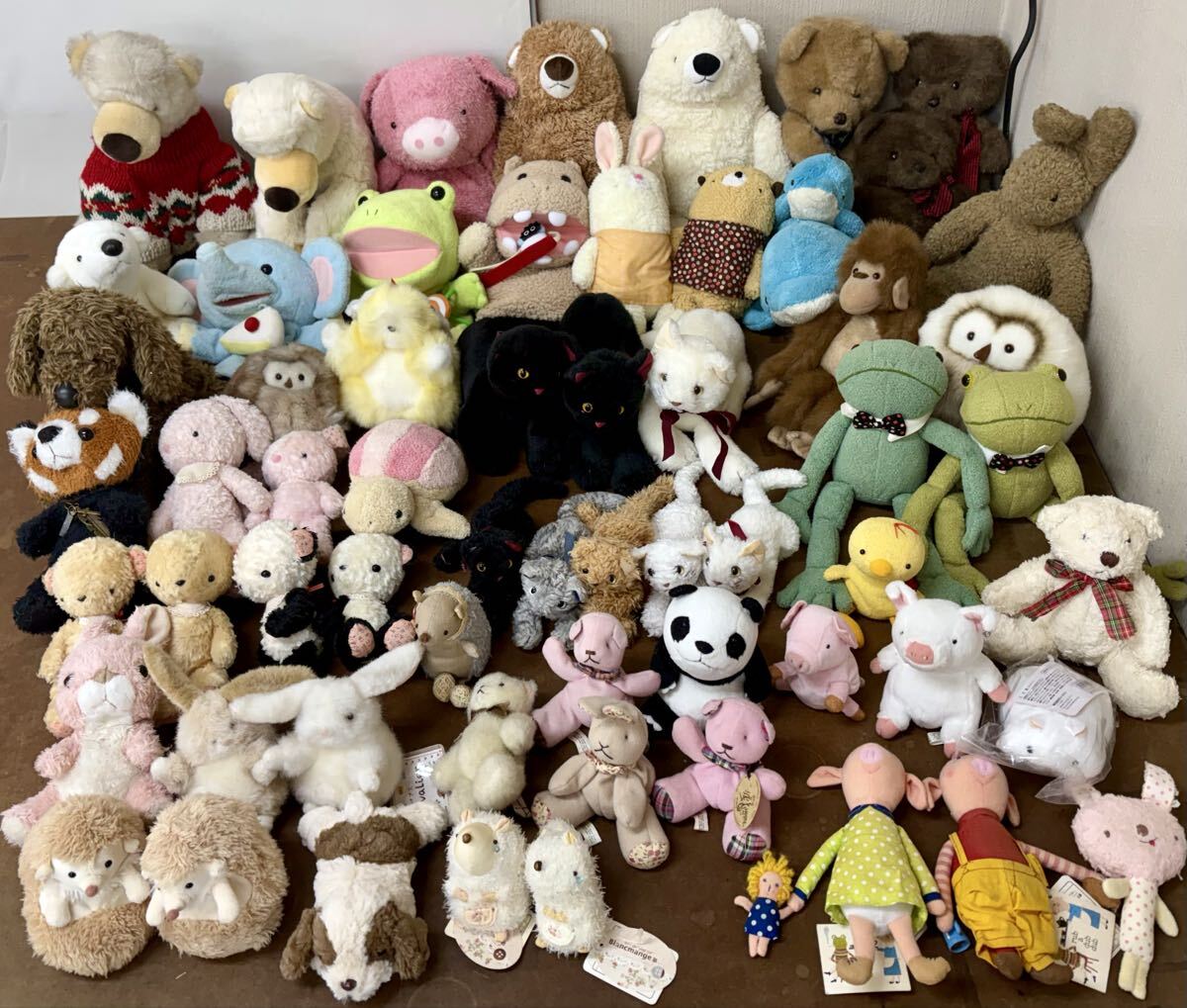 新品】モンスイユ パンダ ぬいぐるみ ポポ ブラウンの落札情報詳細