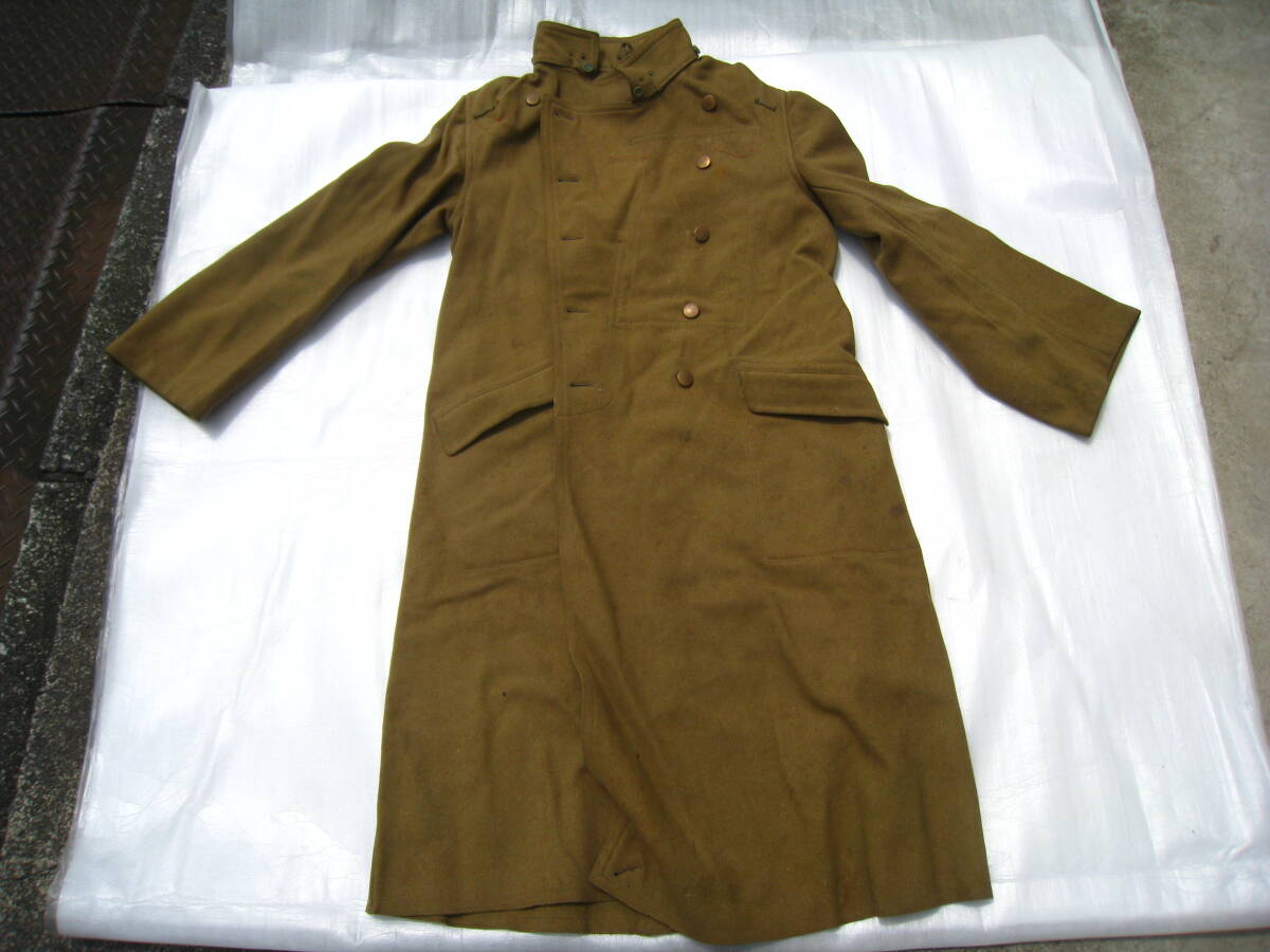 中古】旧日本陸軍 中尉襟章付マント フード(検:外套軍服制服の落札情報