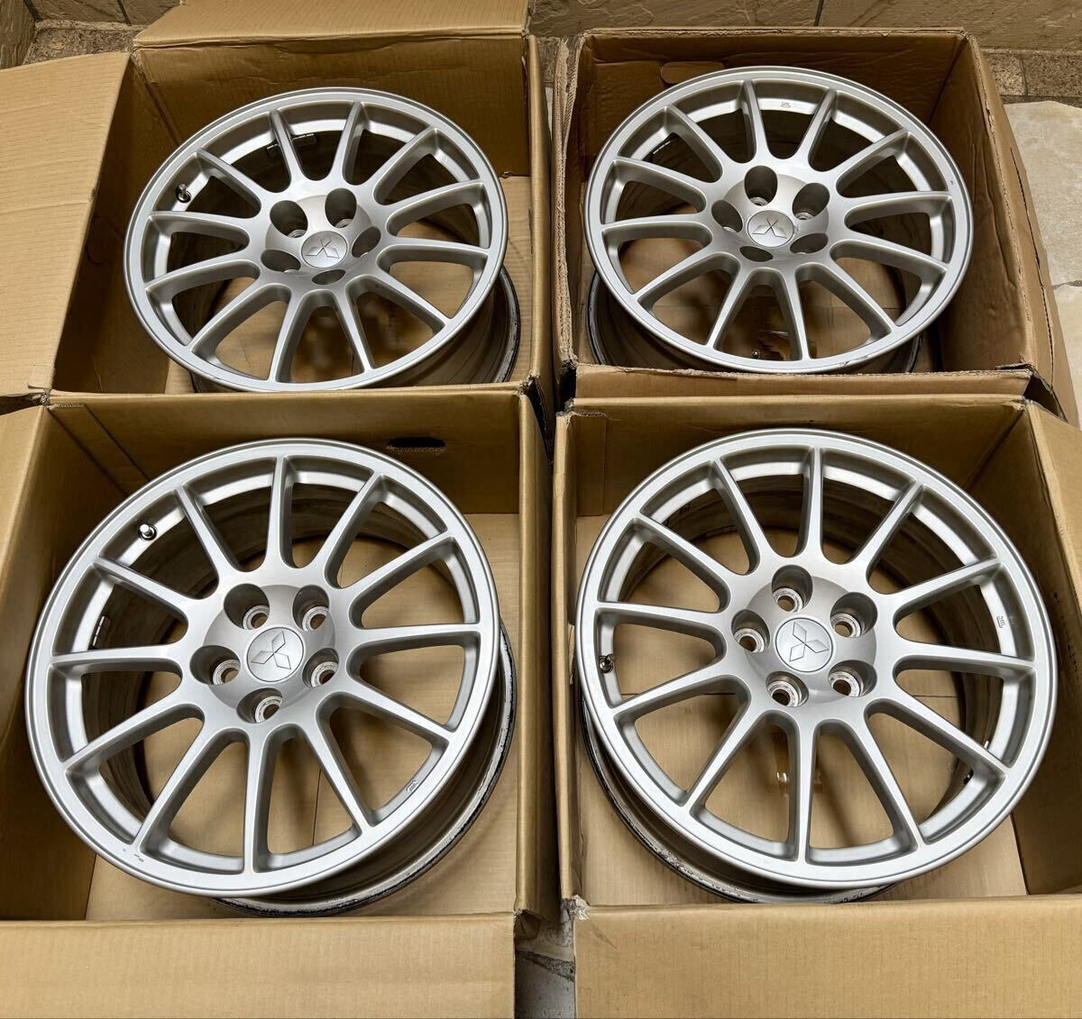 BBS 軽量 鍛造ホイール 18インチ タイヤセット CZ4A ランエボ10