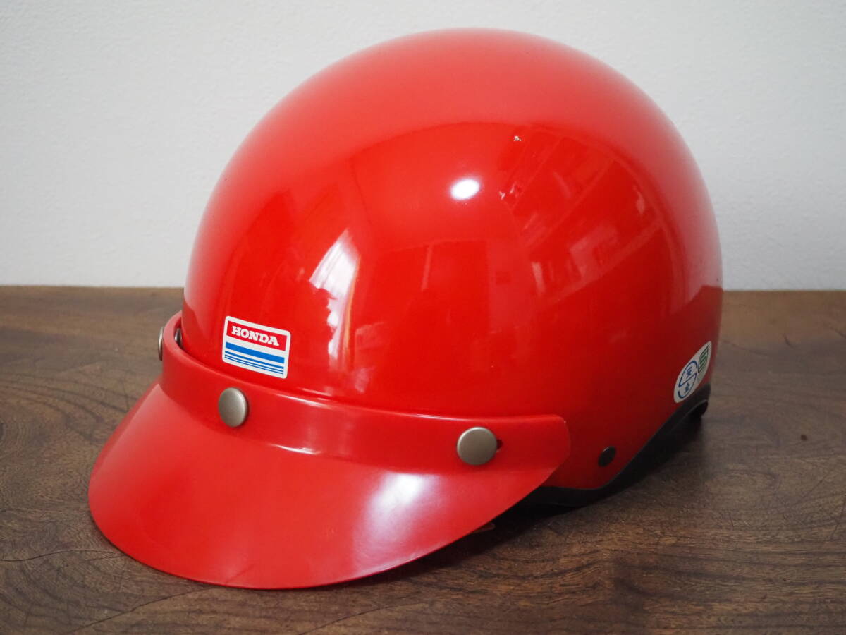 旧車 激レア☆当時物昭和61年製 （新品）オバヘル 革 コルク半