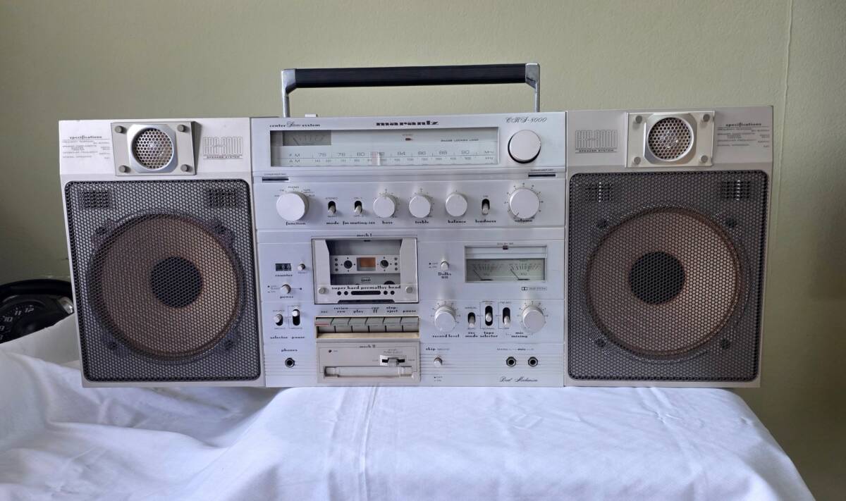 昭和レトロ marantz マランツ ラジカセ CRS-6810の落札情報詳細