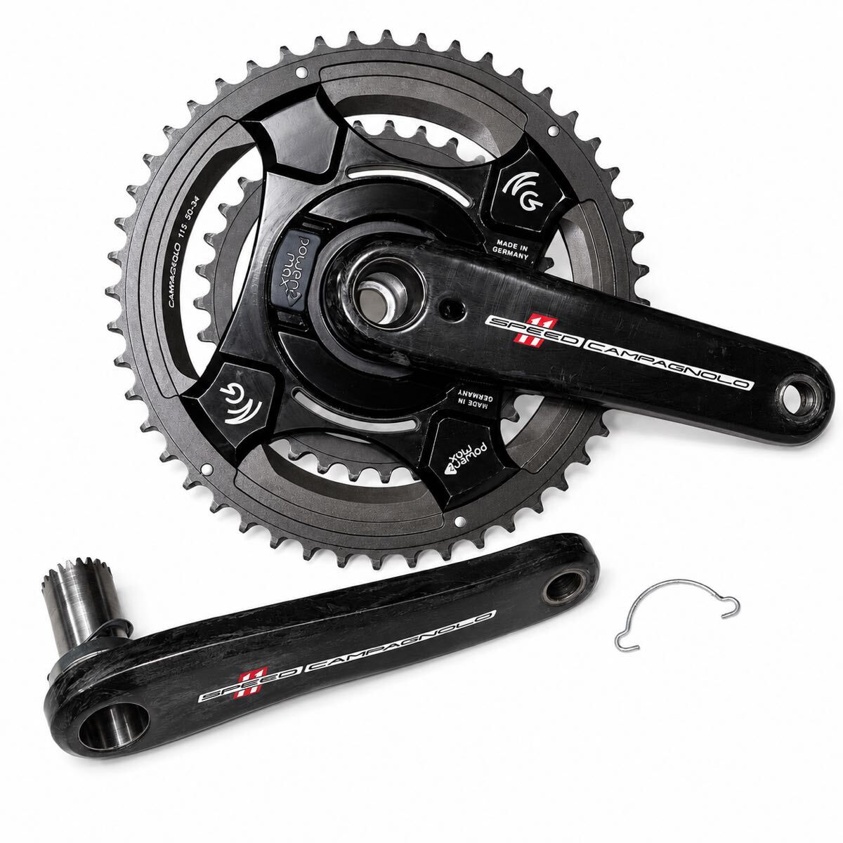 中古】Campagnolo カンパニョーロ POWER2MAX パワーメータークランク