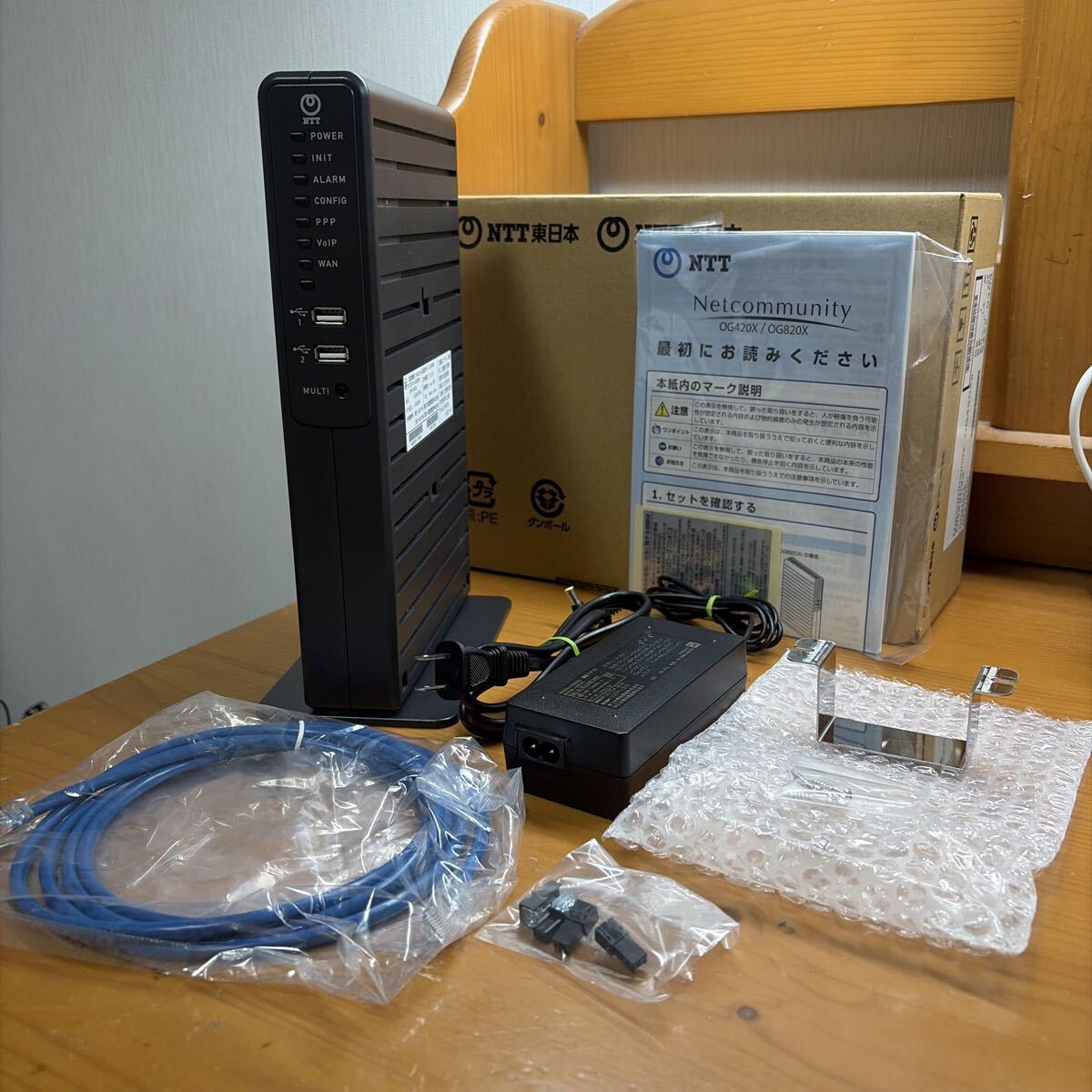 初期化済】NTT Netcommunity VG230i (1) ひかり電話対応ISDN変換