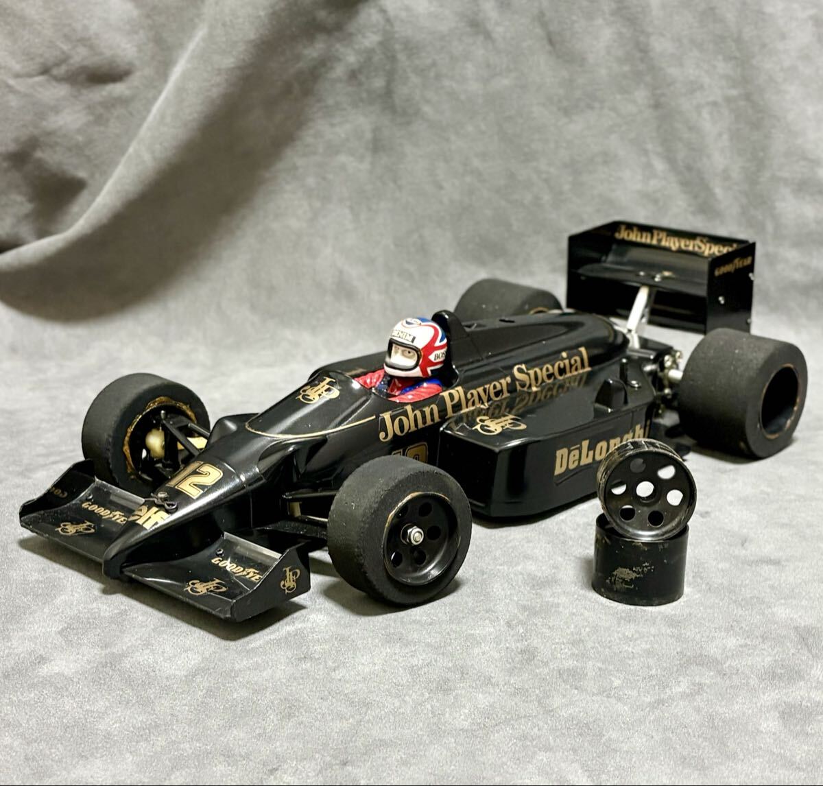 長期保管／中古／ジャンク品］田宮「電動RC F-1 ロードウィザード