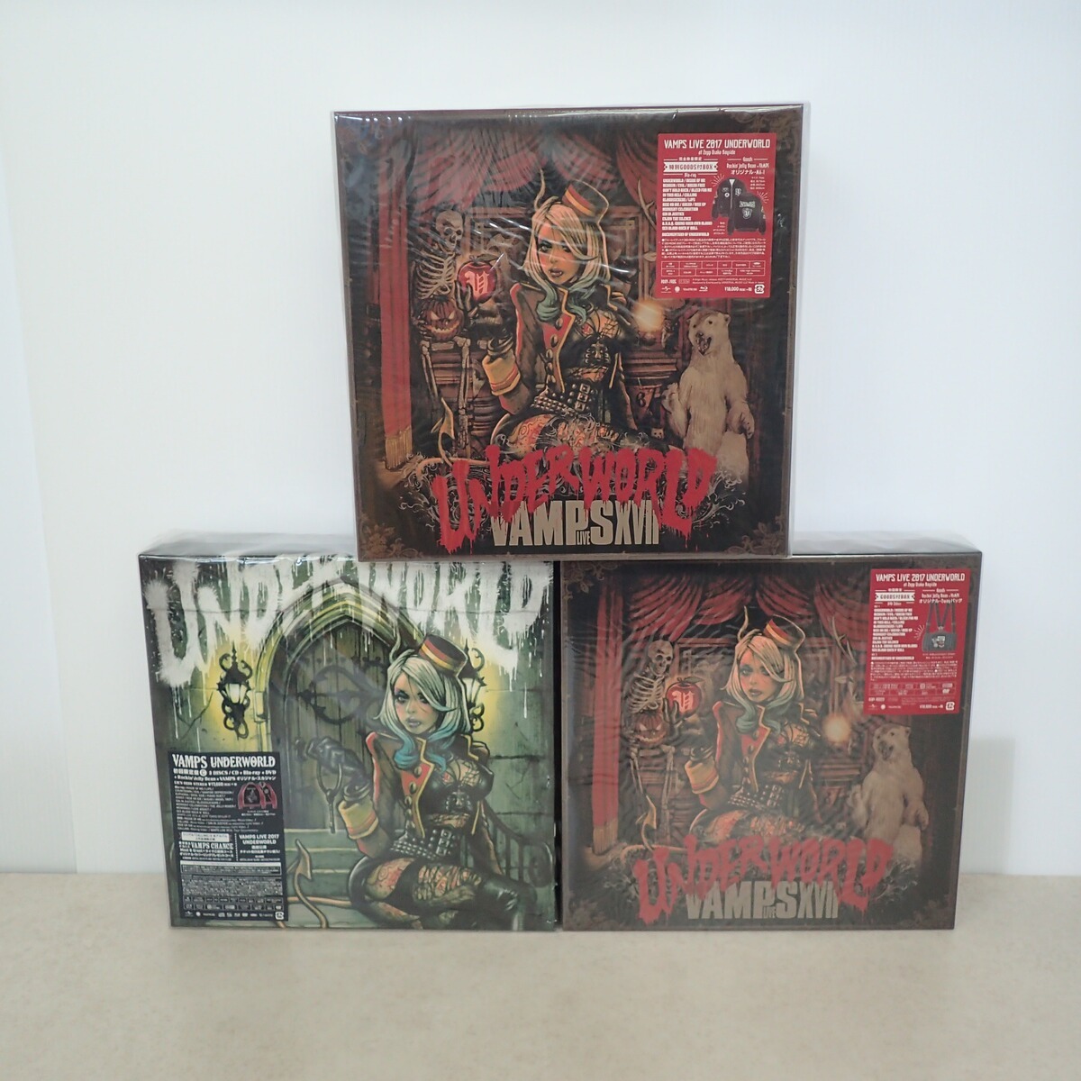 VAMPS LIVE 2017 UNDERWORLD DVD特典 2wayバック【20の落札情報詳細