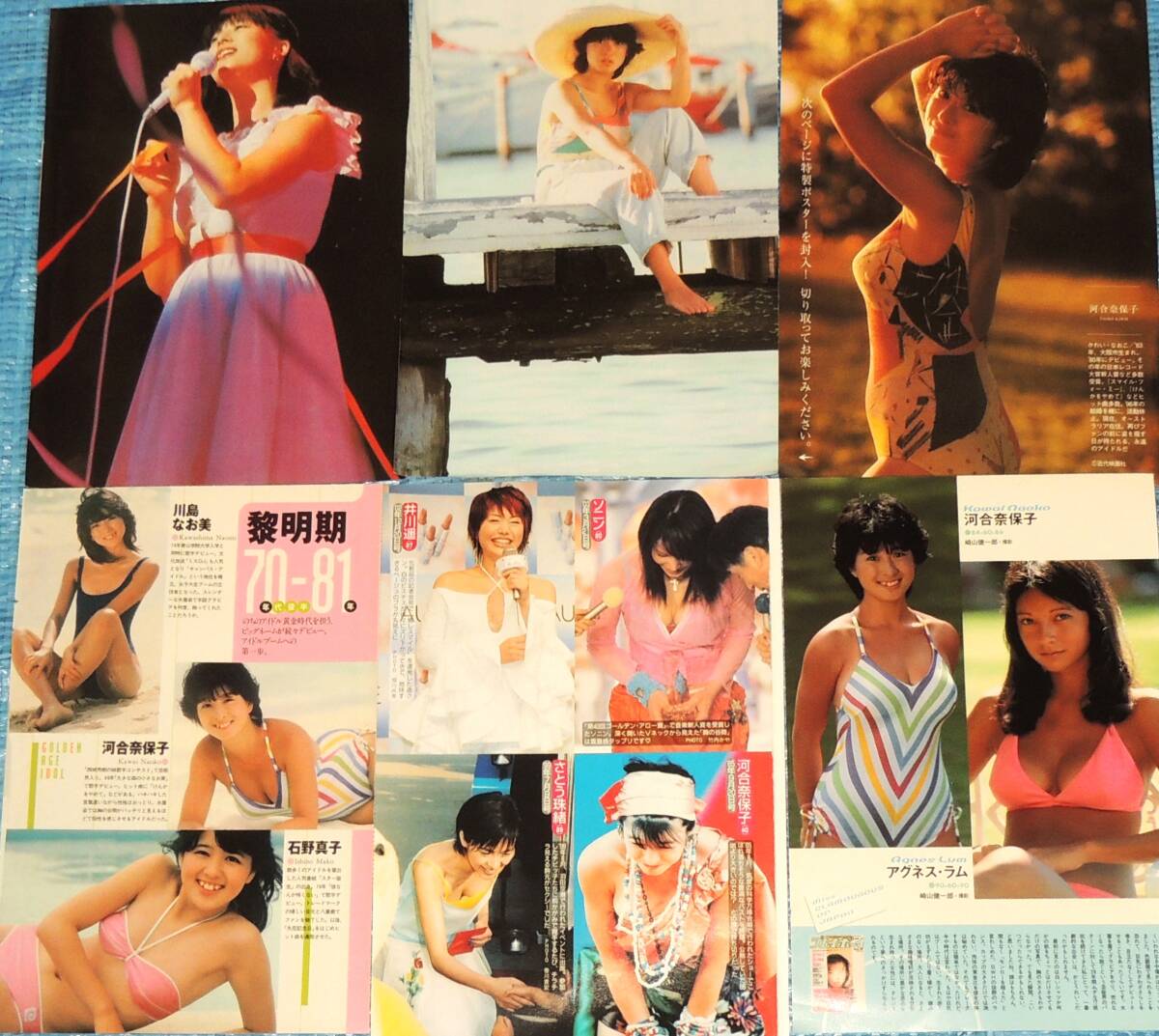 中古】河合奈保子 再会の夏 青水着ポスターの落札情報詳細 - Yahoo