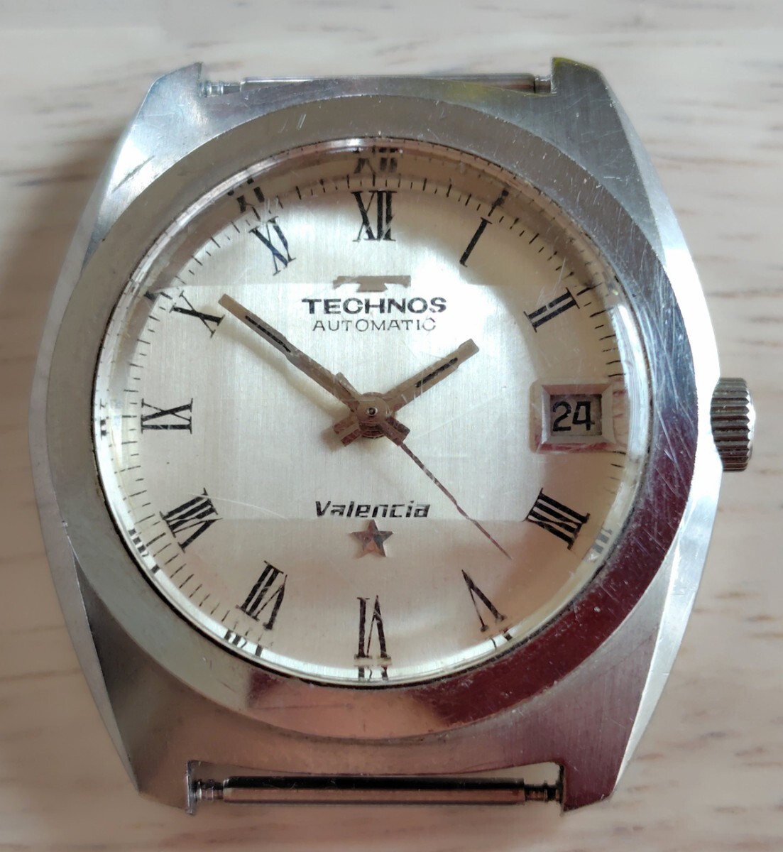 TECHNOS テクノス valencia バレンシア 自動巻き /管理：7921A12の落札